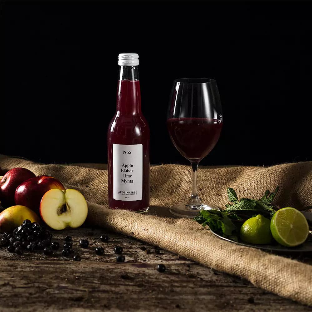 No5 Äpple, Blåbär, Lime & Mynta